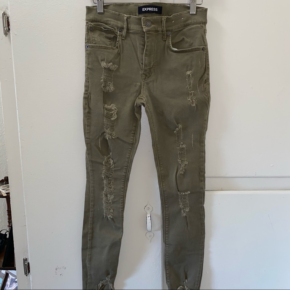 EXPRESS DISTRESSED JEANS